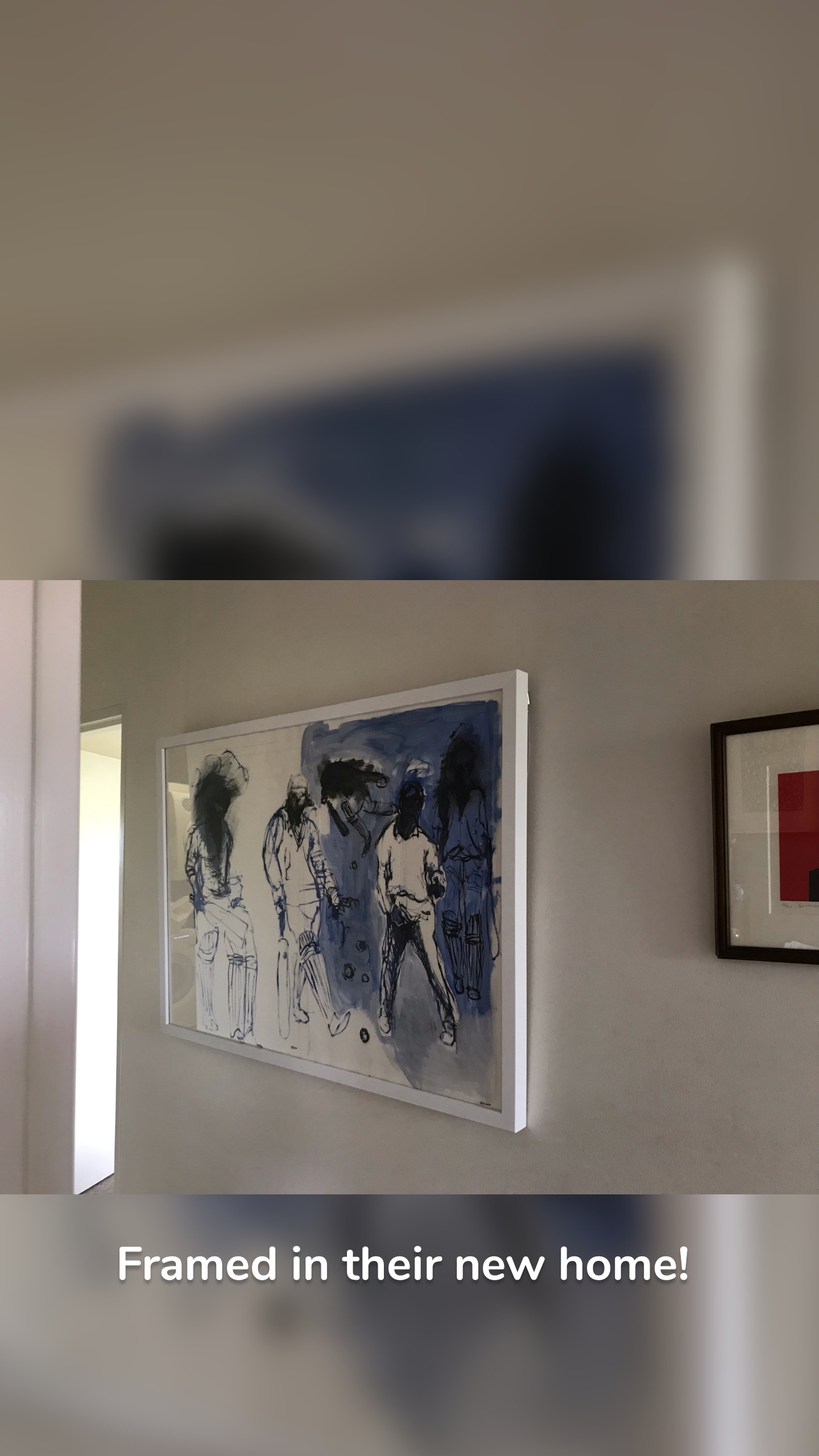 










Framed in their new home! 